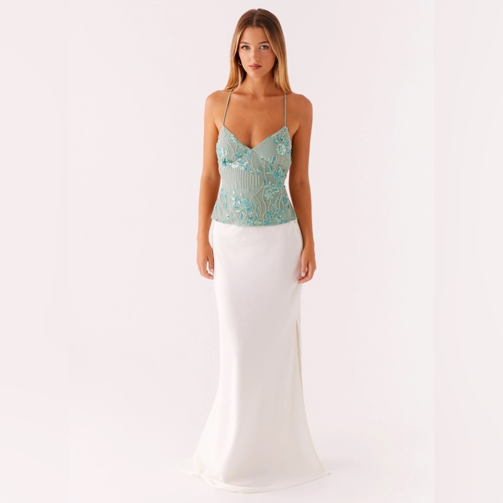 Peppermayo Kamilla Sequin Cami Top - Mint - Picture 3 of 8